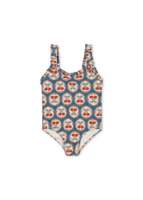 Konges Slojd Badpak Kind Maya Grs Cherry Bow Blue