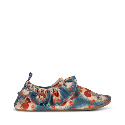 Konges Slojd Waterschoentjes Maya Cherry Bow Blue