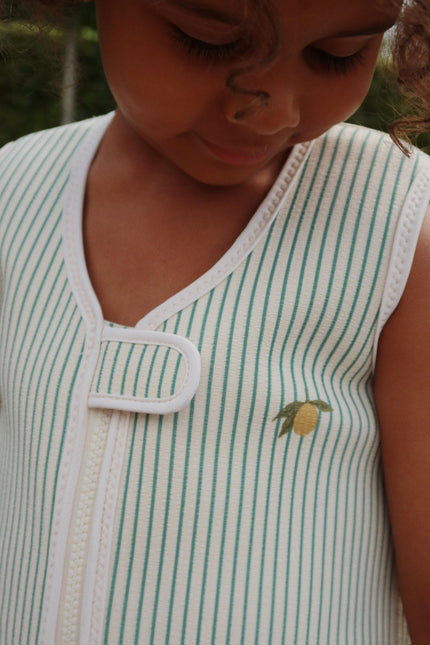 Konges Slojd Zwemvest Tea Stripe Lemon