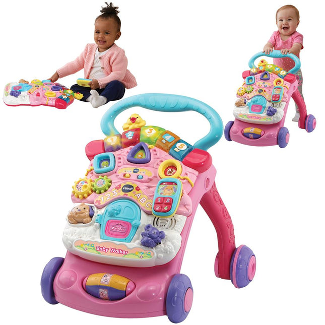 Vtech Loopwagen Baby Walker Roze koop je bij Babywinkel