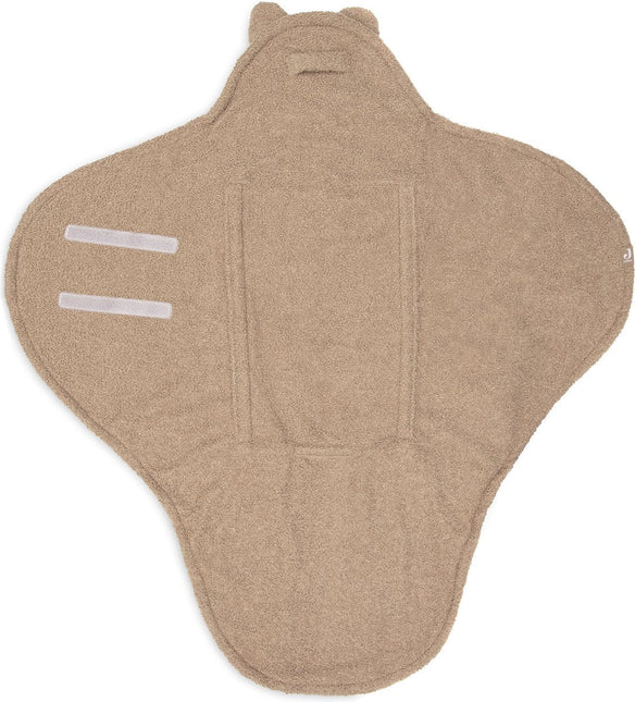 Wikkeldeken Bear Boucle - Biscuit - Babywinkel - 8717329376151