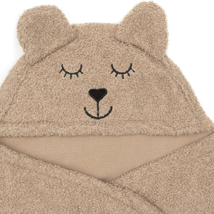 Wikkeldeken Bear Boucle - Biscuit - Babywinkel - 8717329376151