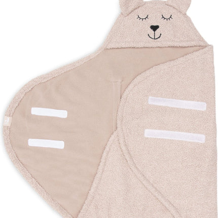 Wikkeldeken Bear Boucle - Wild Rose - Babywinkel - 8717329376175