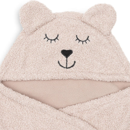 Wikkeldeken Bear Boucle - Wild Rose - Babywinkel - 8717329376175