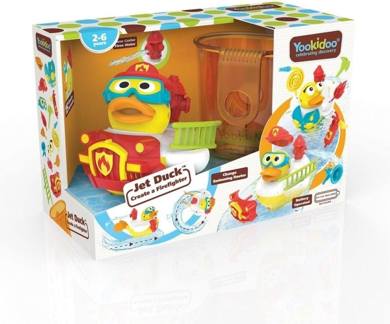 Yookidoo Badspeelgoed Jet Duck Brandweerman - Yookidoo - Babywinkel - 7290107721721