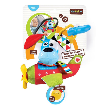 Yookidoo Hangspeeltje Vliegtuig Met Hond koop je bij Babywinkel