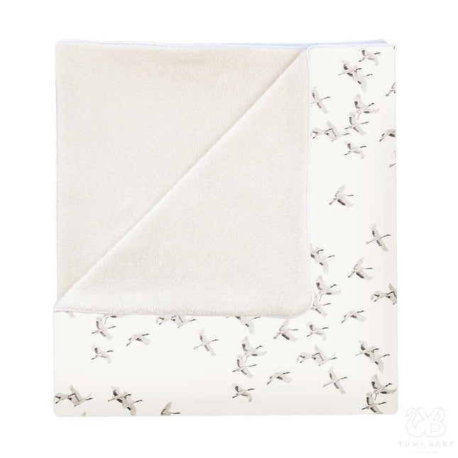 Yumi Baby Ledikantlaken Cranebirds 100x150cm koop je bij Babywinkel