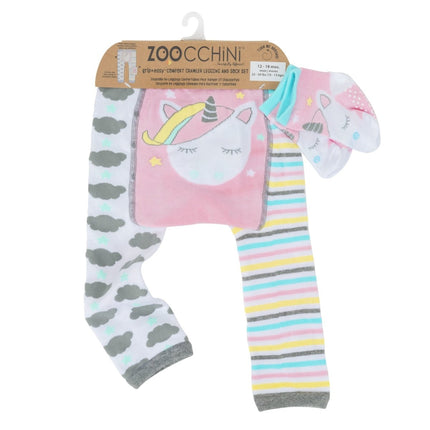 Zoocchini Baby Legging Allie The Alicorn Inclusief Sokjes 12/18mnd - Zoocchini - Babywinkel - 855409006708
