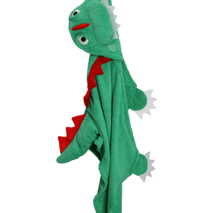 Zoocchini Badcape Baby Devin The Dinosaur Katoen - Zoocchini - Babywinkel - 854892005021