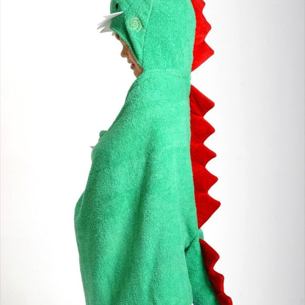 Zoocchini Badcape Baby Devin The Dinosaur Katoen - Zoocchini - Babywinkel - 854892005021