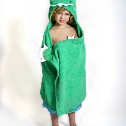 Zoocchini Badcape Baby Devin The Dinosaur Katoen - Zoocchini - Babywinkel - 854892005021