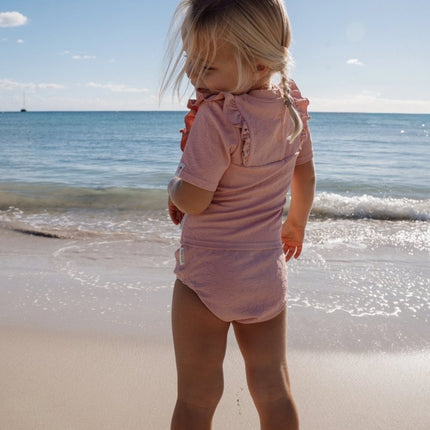 Zwem shirt korte mouwen Dreamy Pink Rose koop je bij Babywinkel