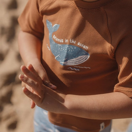 Zwem shirt korte mouwen Sunny Brown koop je bij Babywinkel