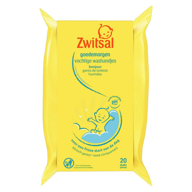 Zwitsal Vochtige Washandjes Goedemorgen - Zwitsal - Babywinkel - 8711700508483
